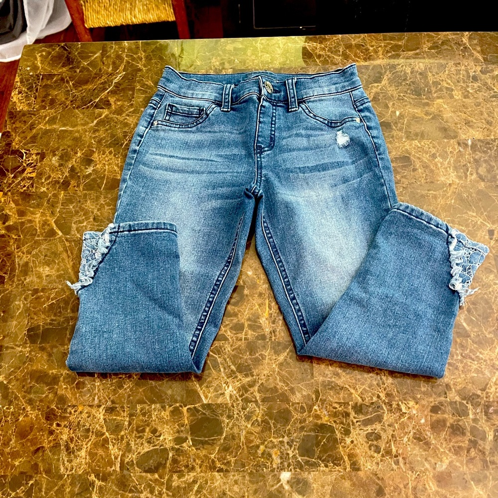 Justice Girls Capri Jeans- 12